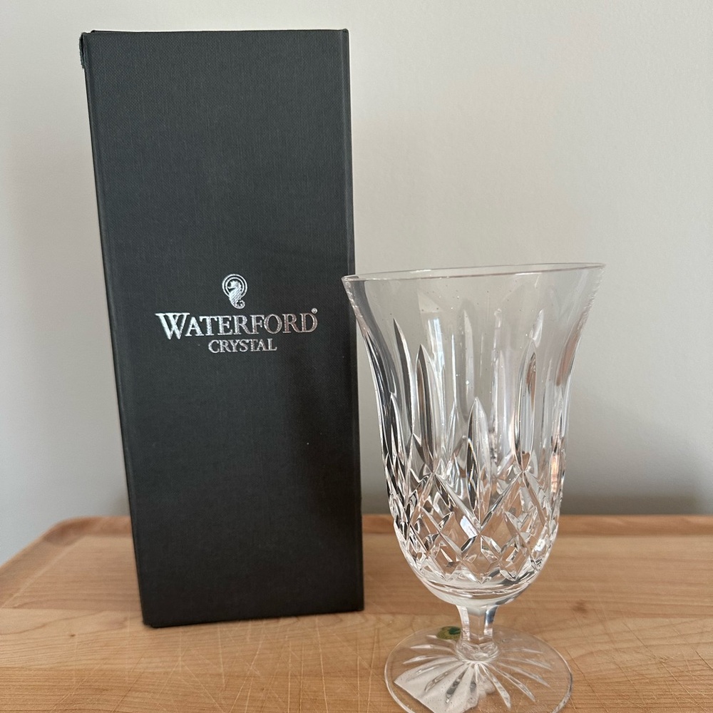 NWT Waterford iced tea glass